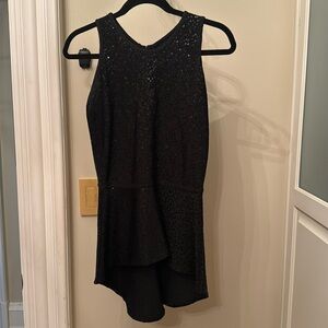 Sequin Black Top Size S